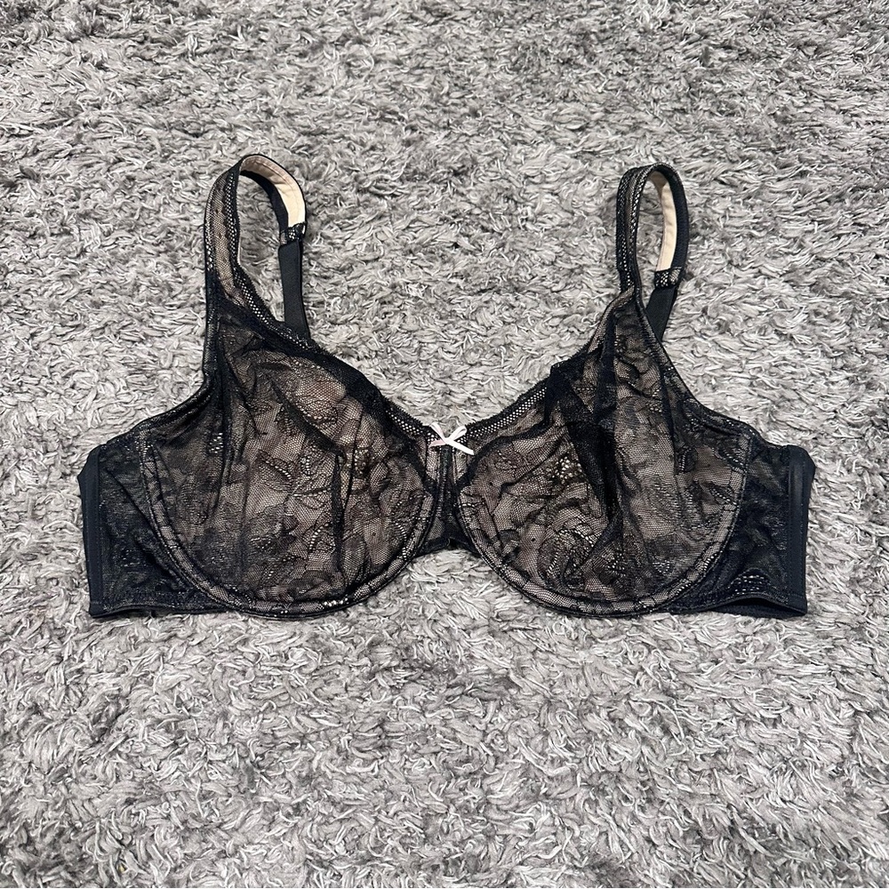 Cacique Black Lace Bra